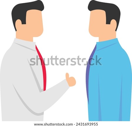 working well with others and achieving a common goal concept vector design, Boosting productivity abilities Symbol, business motivation Sign, Enterprise impetus stock illustration