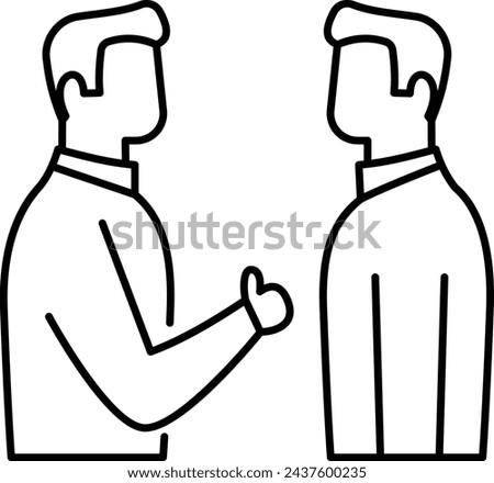 working well with others and achieving a common goal concept vector design, Boosting productivity abilities Symbol, business motivation Sign, Enterprise impetus stock illustration