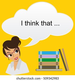 working women on yellow background vector