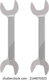 Herramienta de llave de trabajo, ilustración, vector sobre un fondo blanco.
