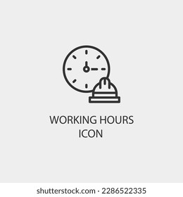 Working_hours Vektorsymbol
