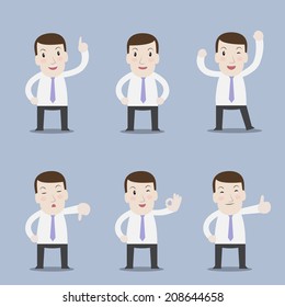 Workingman,action set - Vector