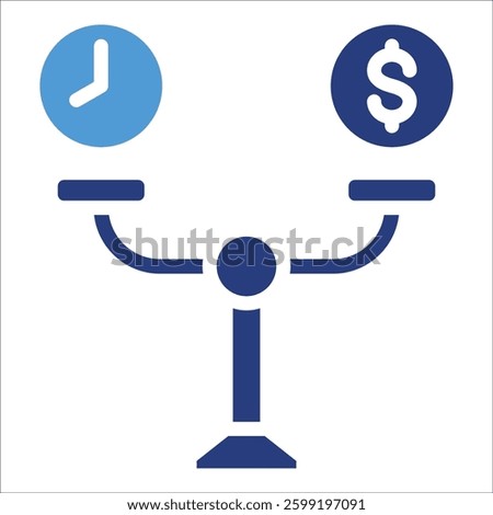 Work-Life Balance Icon Element For Design