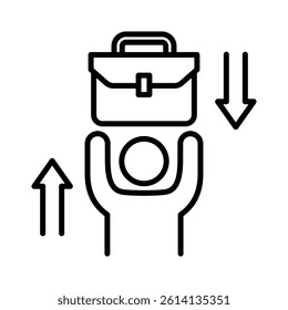 Workload Icon Element for Design