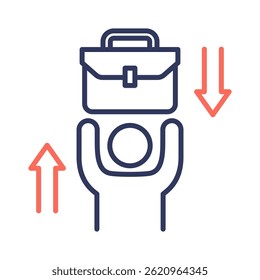 Elemento de ícone da carga de trabalho para design