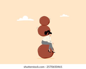 The workload that exceeds one's responsibilities, leading to stress or work pressure