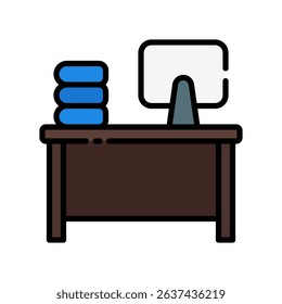 Workload Vector for Task Distribution. Balanced work assignment illustration, productivity and efficiency icon.