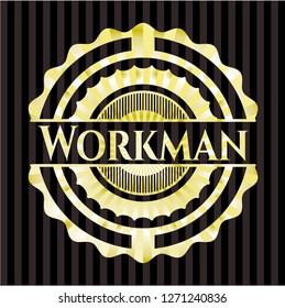Workman golden emblem