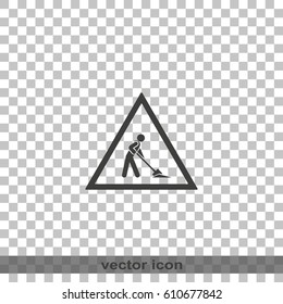 Workman sign.