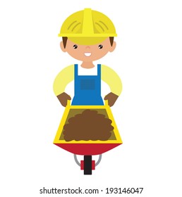 Workman vector illustration 