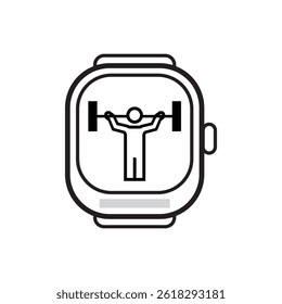 Workout Activity Icon for Smartwatch App
