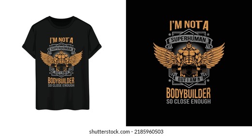 Vector de diseño de camisetas de entrenamiento o construcción de carrocería