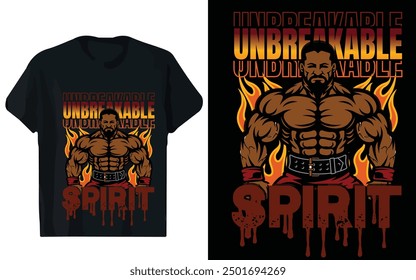 Workout Fitness Gym T-Shirt Design