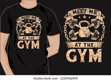 Workout Gym fitness CrossFit t shirt design for print on demand 