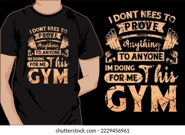 Workout Gym fitness CrossFit t shirt design for print on demand 