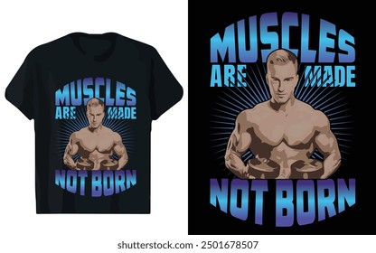 Workout Gym Fitness T Shirt Design