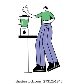 Workout Hand Drawn Style Illustration