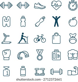 Esquema de ejercicio de actividad deportiva de salud