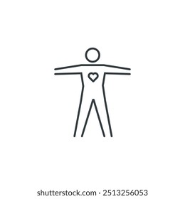 Workout icon, Workout vector illustration