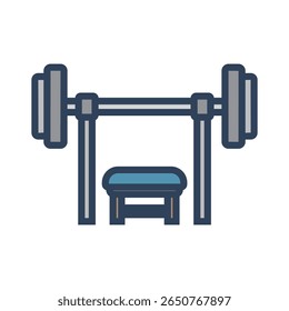 Workout machine Vector Icon which can easily modify or edit


