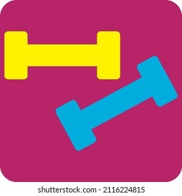 Workout routine, illustration, vector on a white background.