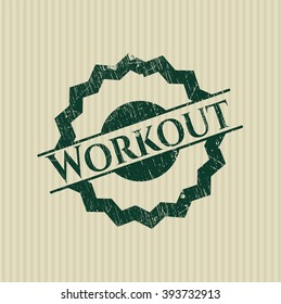Workout rubber grunge texture seal