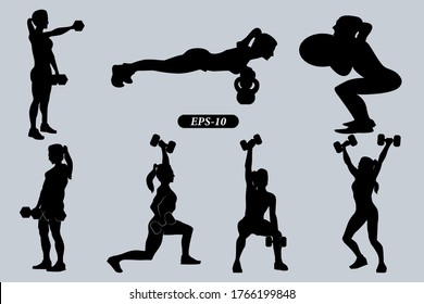 The workout silhouette for women.
