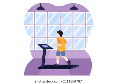 Workout and Sport Flat Design Illustration