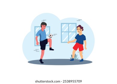 Workout and Sport Flat Design Illustration