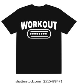 workout t shirt fashion sticker vector illustration template design