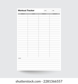 Workout Tracker Printable,Workout Log,Workout Planner,Fitness Planner,Fitness Log,Fitness Tracker,Exercise Tracker,Fitness Tracker,Exercise Planner,exercise Recorder