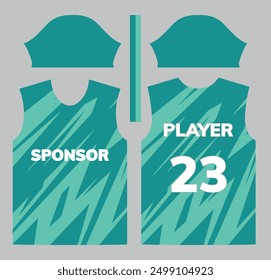 Patrones de ropa de entrenamiento y entrenamiento Camiseta deportiva lista para imprimir