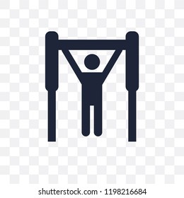 Workout transparent icon. Workout symbol design from Gym and fitness collection. Simple element vector illustration on transparent background.