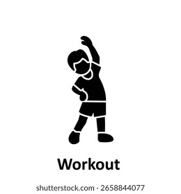 Workout Vector Icon which can easily modify or edit

