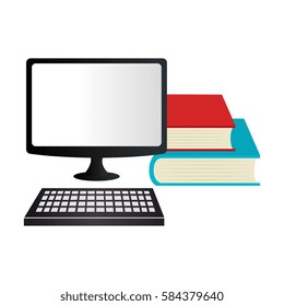 workplace accesories flat icons