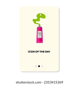Icono de vector de accesorio en el lugar de trabajo. Señal aislada de pintura al óleo. Planificación, programación, trabajo sobre el concepto de proyecto. Elementos de símbolo de ilustración de vector para diseño web