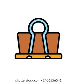 Ilustración vectorial del icono del clip del enlace del lugar de trabajo