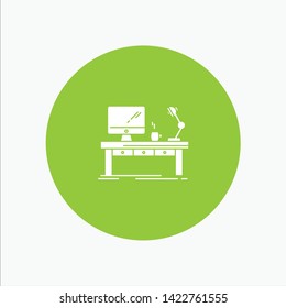 Workplace, Business, Computer, Desk, Lamp, Office, Table