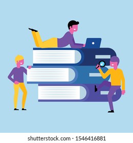 Workplace Business Office Work Teamwork Meeting Illustration