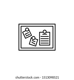 Workplace, cafe icon. Element of workplace thin line icon
