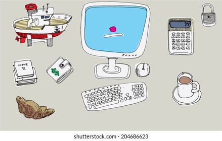 workplace - cartoon