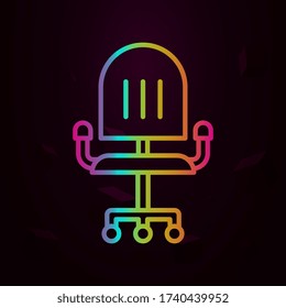Workplace, chair nolan icon Simple thin line, outline vector of Workplace icons for ui and ux, website or mobile application
