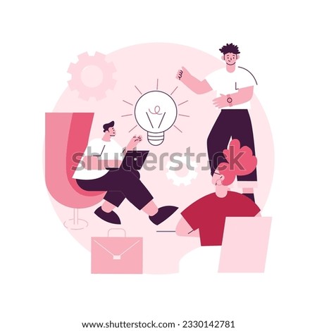 Workplace culture abstract concept vector illustration. Shared values, belief systems, attitude at work, company team, corporate culture, high performance, employee health abstract metaphor.