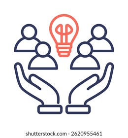 Elemento de icono de cultura del lugar de trabajo para el diseño