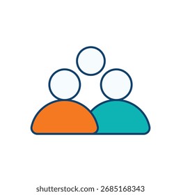 Workplace Diversity Icon vector stock illustration