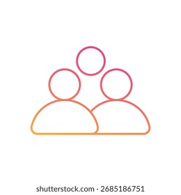 Workplace Diversity Icon vector stock illustration