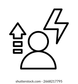 Elemento de ícone para design de capacitação do local de trabalho
