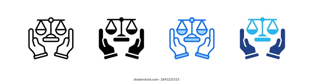 Workplace Ethics Icon Set Multiple Style Collection