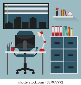  workplace flat design