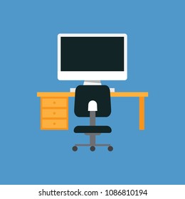 Workplace Flat Icon